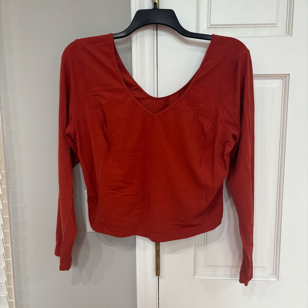 Lululemon align long sleeve cropped shirt